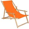Strandstoel Oranje