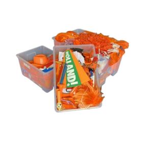 Oranje spullen set